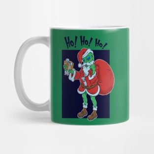 Alien Santa Claus Ho! Ho! Ho! Mug